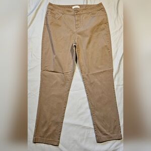 Coldwater Creek natural fit size 10 pants tan khaki